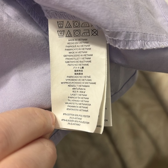 Lavender Ruffle Sleeve Top - Picture 3 of 3